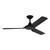 122cm 48-Inch Matte-Black DC Ceiling Fan 9 Speed Remote 26W