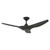122cm 48-inch Black DC Ceiling Fan Remote Control 3 Blade 25W
