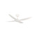 132cm 52-inch White DC Ceiling Fan Remote Control 35W 6 Speed