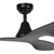 Tornatore 114cm 45-inch Black DC Ceiling Fan Remote Control 3 Blade 15W 6 Speed