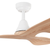 132cm 52-inch White-Ashwood DC Ceiling Fan Remote Control Blade 31W 6 Speed