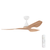 132cm 52-inch White-Ashwood DC Ceiling Fan Remote Control Blade 31W 6 Speed