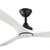 132cm 52-inch Black-Ivory DC Ceiling Fan Light Remote Control 3 Blade 30W
