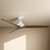 152cm 60-inch White-Koa AC Ceiling Fan 3 Blade 80W 3 Speed