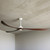 254cm 100-inch White-Walnut DC Ceiling Fan With Light Remote Control 3 Blade 50W