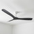 Noble 152cm 60-inch White-Black DC Ceiling Fan Remote Control 3 Blade 35W 6 Speed