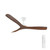 Noble 152cm 60-inch White-Koa DC Ceiling Fan Remote Control 3 Blade 35W 6 Speed