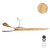 Domenech 152cm 60-inch White-Timber DC Ceiling Fan Remote Control 3 Blade 39W 6 Speed