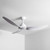 Pisacane 142cm 56-inch White DC Ceiling Fan Remote Control 3 Blade 39W 6 Speed
