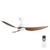 142cm 56-inch White-Koa DC Ceiling Fan Light Remote Control 3 Blade 39W