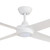 132cm 52-inch White DC Ceiling Fan With Light Remote Control 4 Blade 35W Uplight