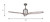 Tempest 52 Inch Ceiling Fan with B22 Light - Brushed Chrome
