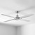 122cm 48-inch Stainless-Steel AC Ceiling Fan 4 Blade 75W 3 Speed Marine Grade