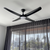 142cm 56-inch Black DC Ceiling Fan With Light Remote Control Convertible 3-4-5 Blades 38W 142cm 56-inch Black DC Ceiling Fan With Light Remote Control Convertible 3-4-5 Blades 38W