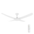Becerra 132cm 52-inch White DC Ceiling Fan With Light Remote Control Convertible 3-4-5 Blades 38W