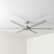 Estuary 213cm 84-inch Nickel DC Ceiling Fan Smart Remote Control 6 Blade 55W 6 Speed