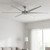 Estuary 213cm 84-inch Nickel DC Ceiling Fan Smart Remote Control 6 Blade 55W 6 Speed