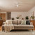 122cm 48-inch White DC Ceiling Fan With Light Smart Remote Control 3 Blade 45W