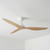 Maeve 132cm 52-inch White-Oak DC Ceiling Fan Smart Remote Control 3 Blade 45W 6 Speed
