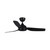 132cm 52-inch Black DC Ceiling Fan Remote Control 3 Blade Smart 33W 6 Speed