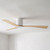 Setubal 132cm 52-inch White-Oak DC Ceiling Fan Hugger Low Profile Smart WiFi Remote 3 Blade 33W 6 Speed