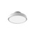 Anjos 50cm 21-inch White DC Ceiling Fan Bladeless Hugger With Light Remote WiFi Smart 18W