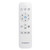 Anjos 50cm 21-inch White DC Ceiling Fan Bladeless Hugger With Light Remote WiFi Smart 18W