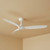 132cm 52-inch White DC Ceiling Fan With WiFi Smart Remote 3 Blade 33W 6 Speed