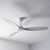 132cm 52-inch White DC Ceiling Fan With WiFi Smart Remote 3 Blade 33W 6 Speed