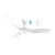122cm 48-inch White DC Ceiling Fan With WiFi Remote Smart 3 Blade 33W 6 Speed