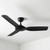 Legnante 132cm 52-inch Black DC Ceiling Fan With WiFi Remote Smart 3 Blade 36W 6 Speed
