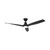 Abbott 132cm 52-inch Black DC Ceiling Fan With Light Smart WiFi Remote 3 Blade 28W