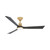 Rossini 132cm 52-inch Bronze-Charcoal DC Ceiling Fan With Light Remote WiFi Smart 3 Blade 33W