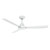 122cm 48-inch White DC Ceiling Fan Remote Control 3 Blade 23W 6 Speed