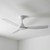 Escudero 122cm 48-inch White DC Ceiling Fan Remote Control 3 Blade 23W 6 Speed