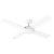 122cm 48-inch White DC Ceiling Fan 4 Blade 36W 3 Speed
