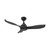 Pisano 132cm 52-inch Black DC Ceiling Fan WiFi Smart Remote 3 Blade 34W 6 Speed
