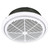 Whisper 300mm High Velocity Round Exhaust Fan - White