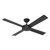 132cm 52-inch Black DC Ceiling Fan Remote Control 4 Blade 36W 6 Speed