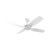 122cm 48-inch White Smart DC Ceiling Fan With Light WiFi Remote 4 Blade 33W
