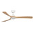 Bramble 142cm 56-inch White-Timber DC Ceiling Fan WiFi Smart Remote 3 Blade 32W 6 Speed