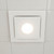 Exhaust Fan White 27cm Square 30W With 10W LED Light 4000K 860lm