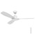 132cm 52-inch White DC Ceiling Fan Remote Control 3 Blade 35W 6 Speed