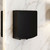 Hand Dryer Black Stainless-Steel 1000W Adjustable IP24 29cm