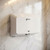 Hand Dryer White Stainless-Steel 1000W Adjustable 22cm