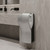 Hand Dryer Satin Silver Hands-In Blade Adjustable 1500W 67cm