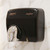 Hand Dryer Black Steel Sensor Operated 2250W 25cm