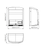 Hand Dryer White Push Button 1640W 30cm
