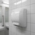 Hand Dryer White Steel Sensor Operated 2750W 33cm