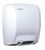 Hand Dryer White Steel Sensor Operated 2750W 33cm